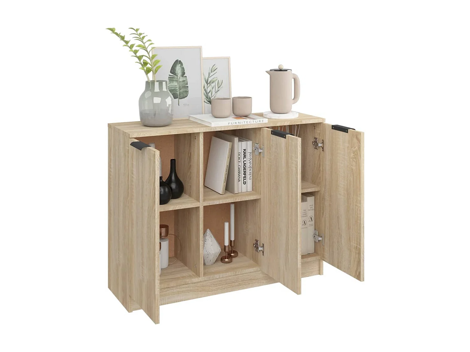 Buffet Chêne sonoma 90,5x30x70 cm Bois d'ingénierie EGER68231