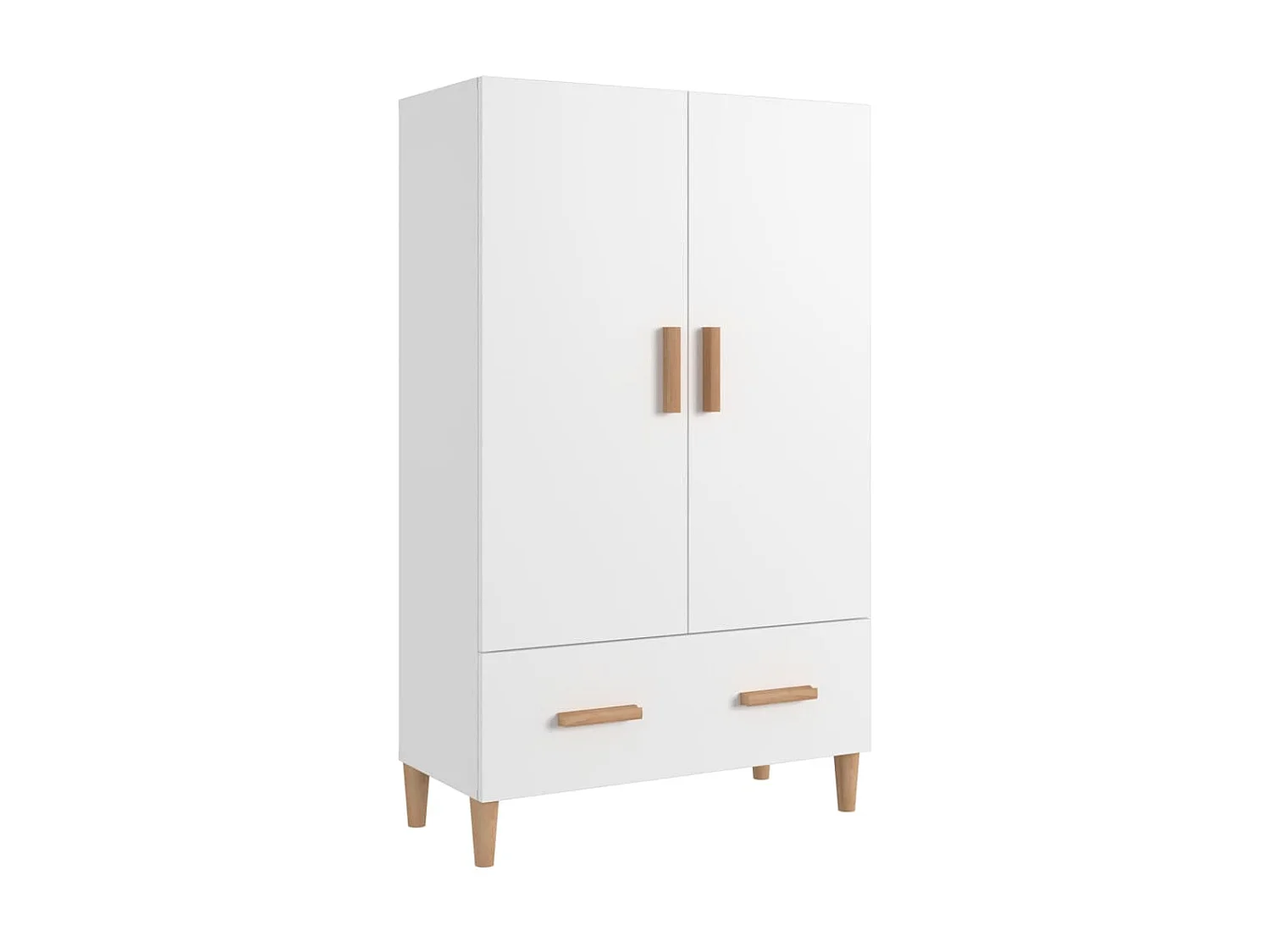 Buffet haut Blanc 70x31x115 cm Bois d'ingénierie EGER13112