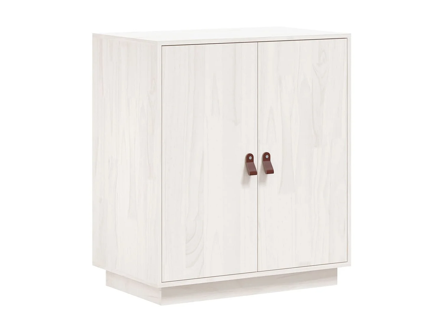 Dressoir 65,5x40x75 cm massief grenenhout wit NL615010