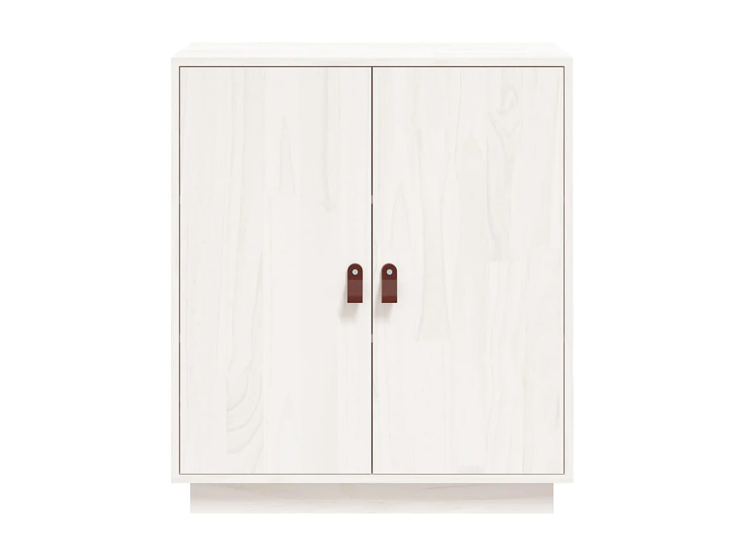 Dressoir 65,5x40x75 cm massief grenenhout wit NL615010