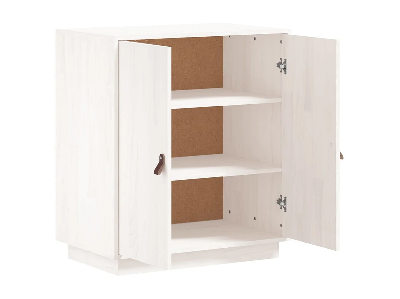 Dressoir 65,5x40x75 cm massief grenenhout wit NL615010