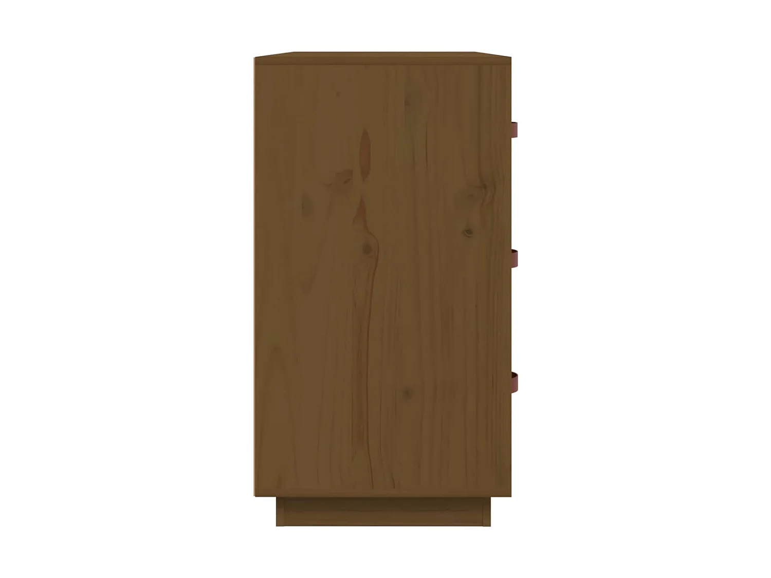 Buffet Marron miel 80x40x75 cm Bois massif de pin QWE15700