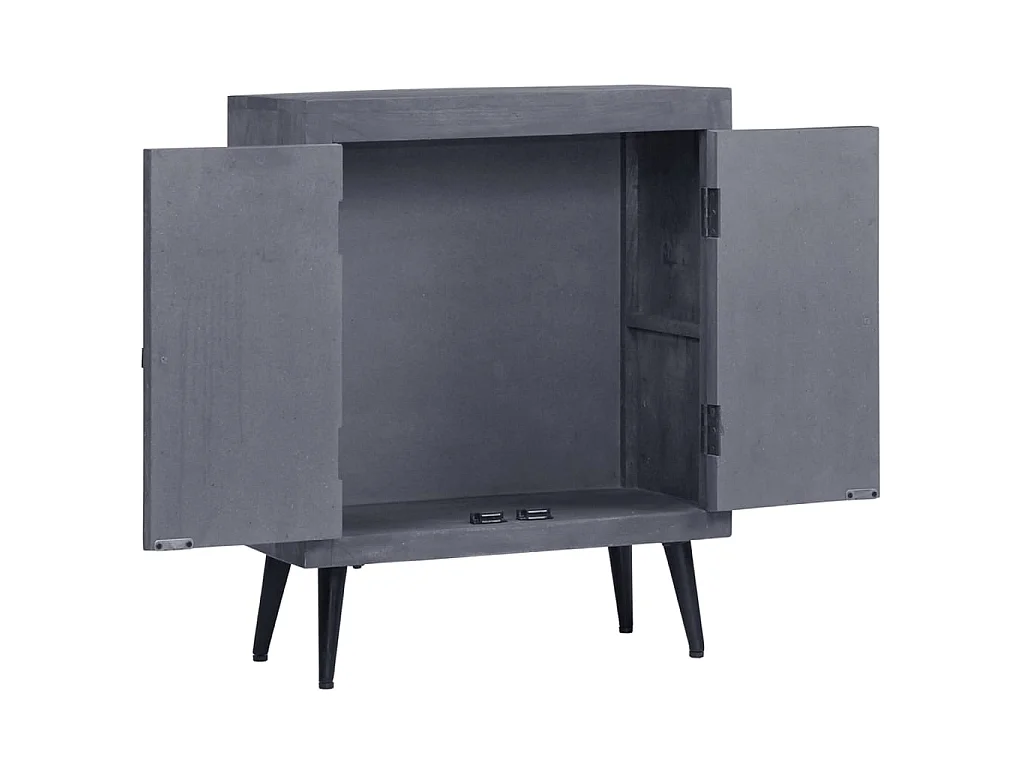 Buffet Bois solide de manguier 60 x 30 x 76 cm EGER85722