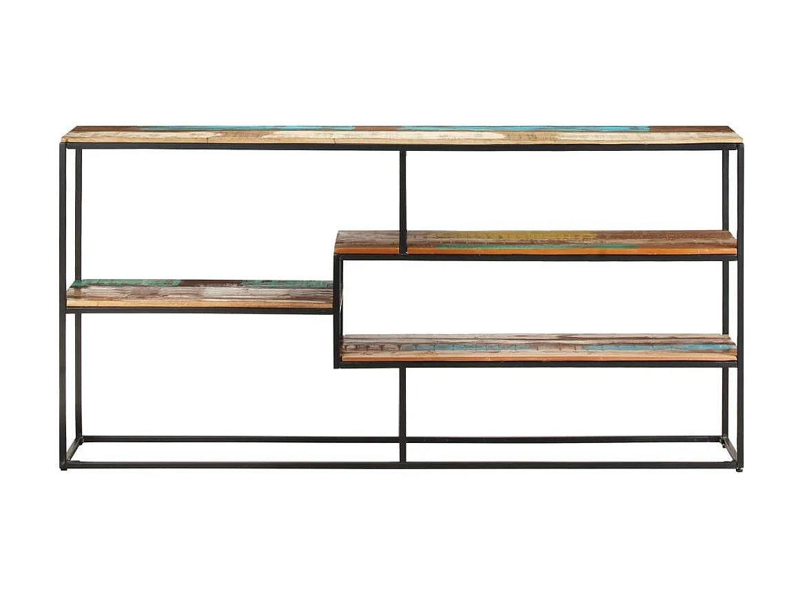 Dressoir 150x30x75 cm massief gerecycled hout NL186115