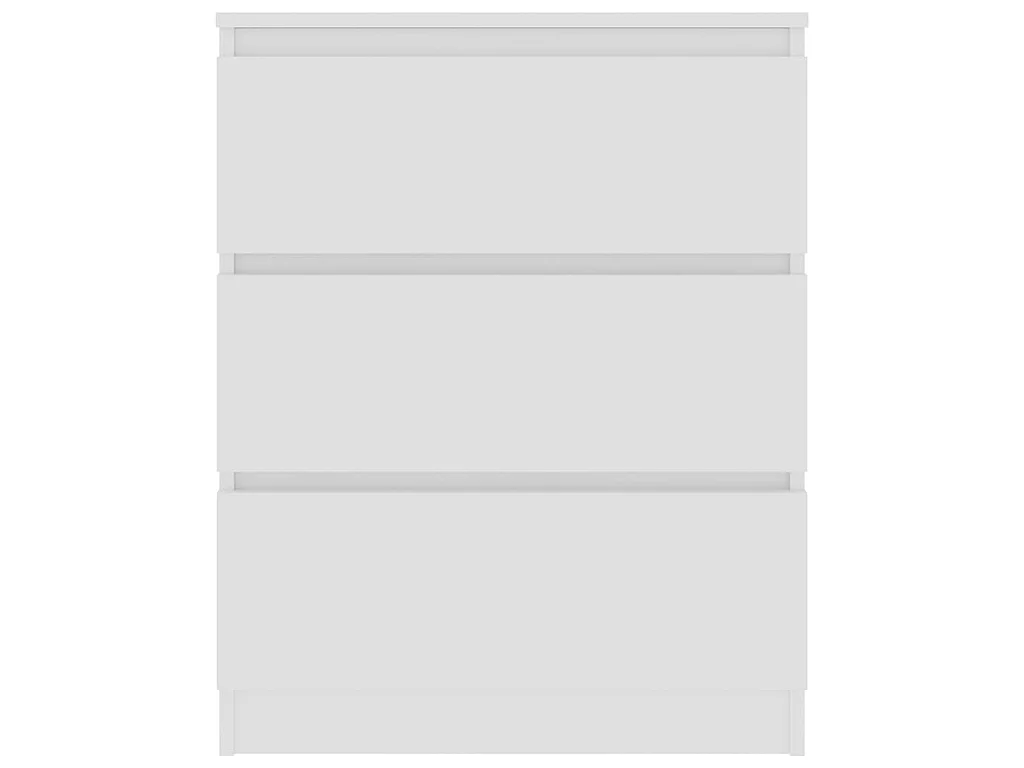 Aparador de madera contrachapada blanco 60x35x76 cm ES40641