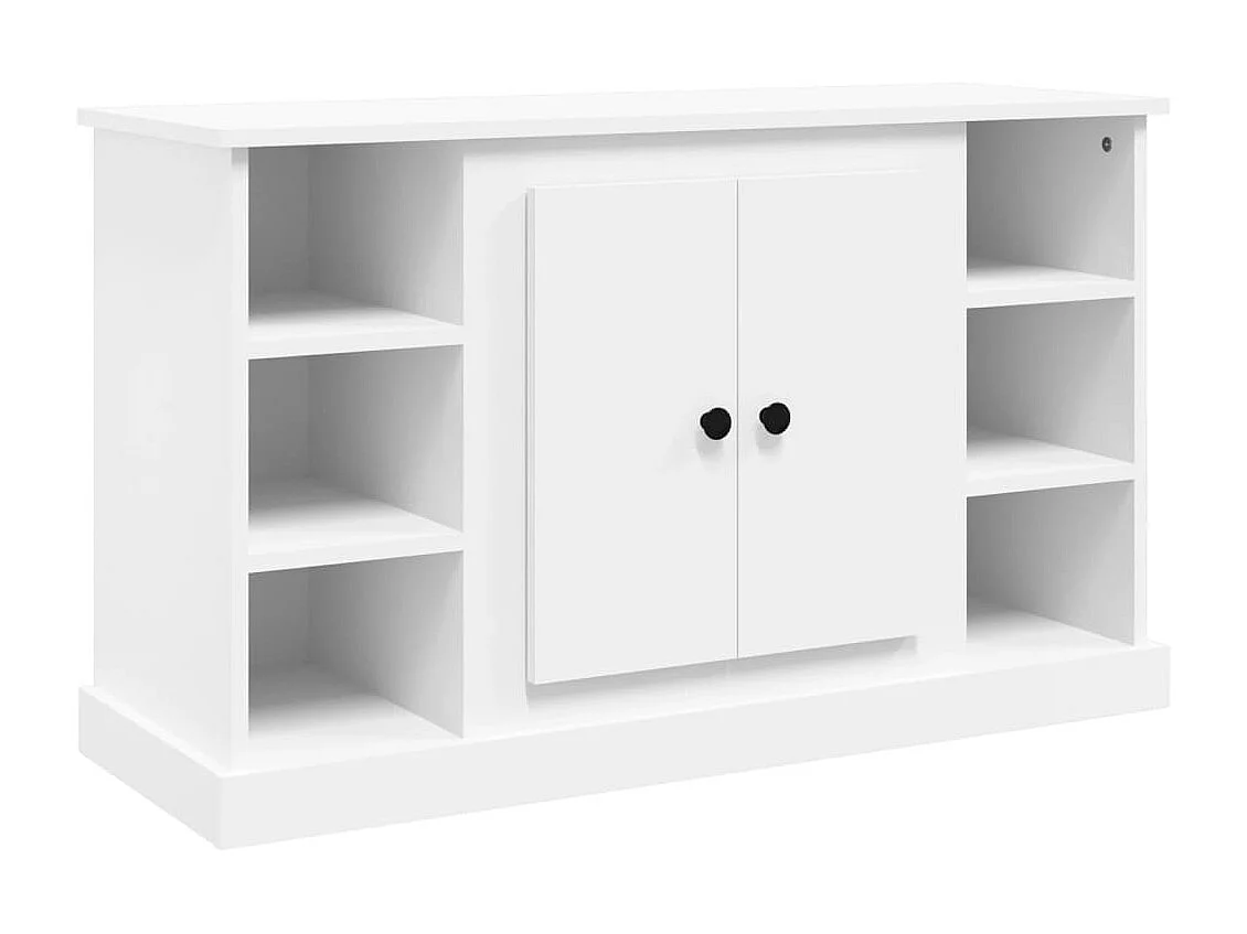 Buffet Blanc 100x35,5x60 cm Bois d'ingénierie QWE90418
