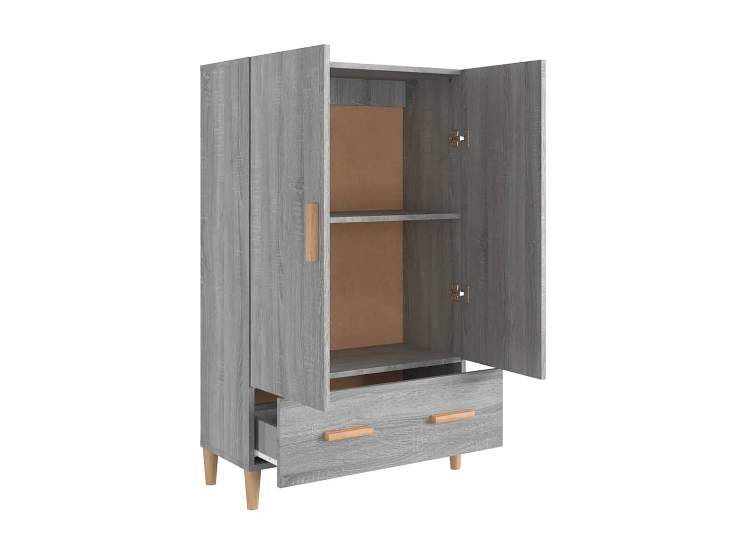 Buffet haut Sonoma gris 70x31x115 cm Bois d'ingénierie EGER13694