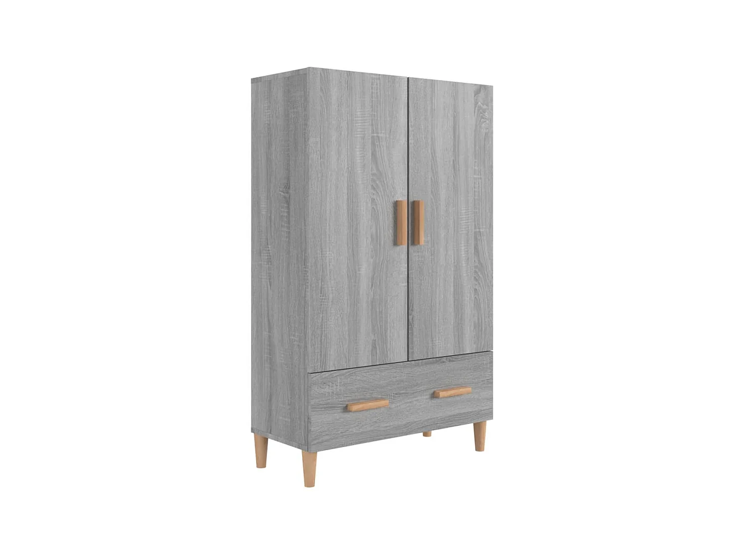 Highboard,Kommode Grau Sonoma 70x31x115 cm Holzwerkstoff -gkd434932