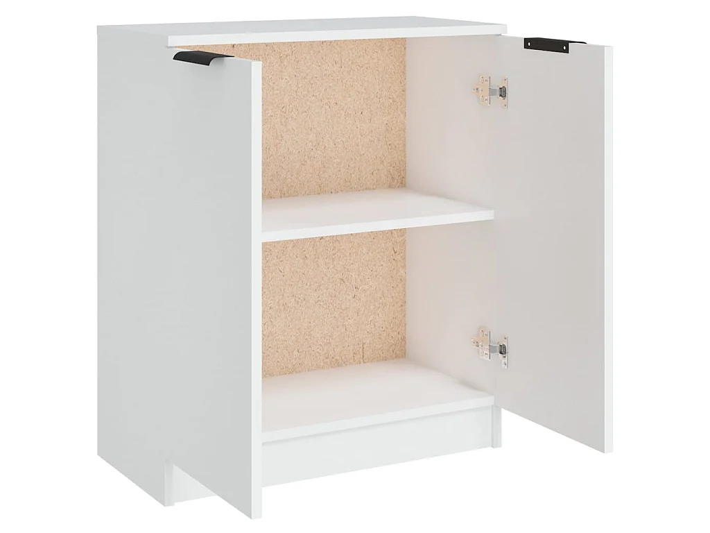 Buffet Blanc 60x30x70 cm Bois d'ingénierie EGER97735