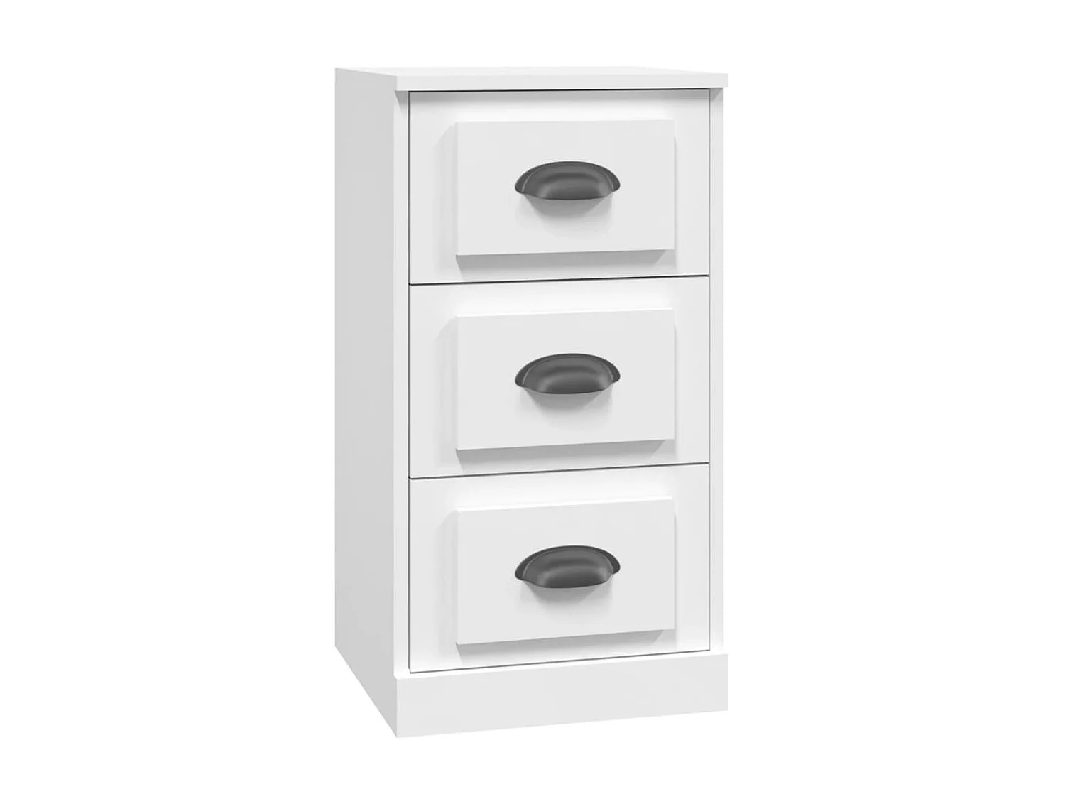 Buffet blanc 36x35,5x67,5 cm bois d'ingénierie EGER61159