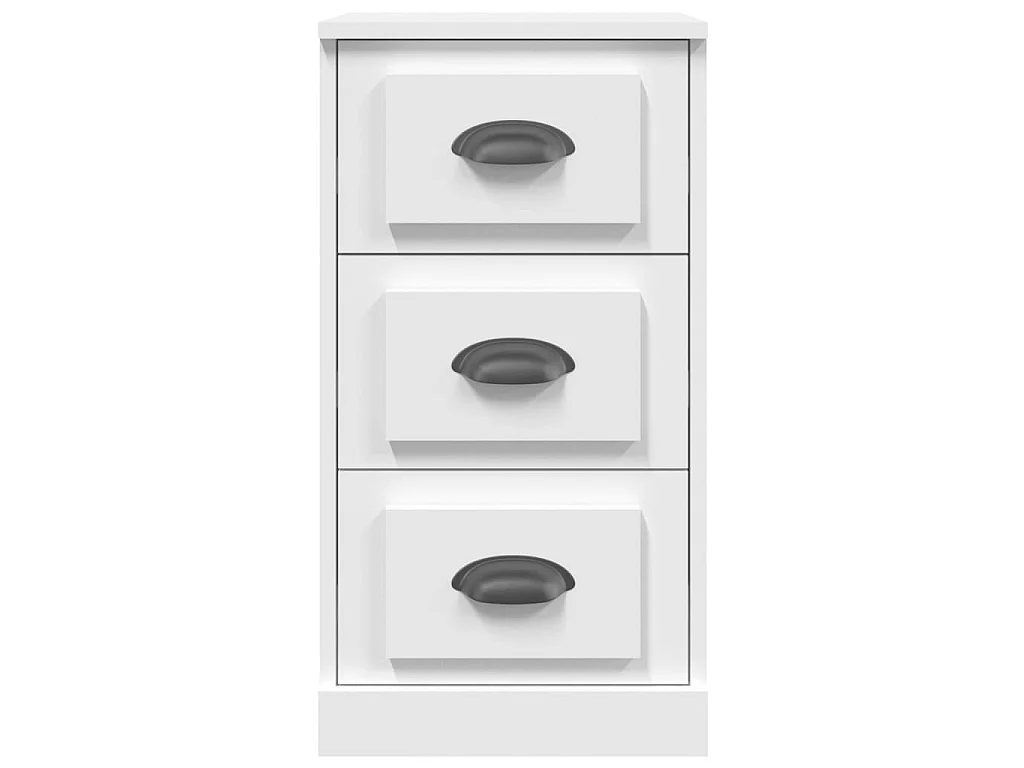 Buffet blanc 36x35,5x67,5 cm bois d'ingénierie EGER61159