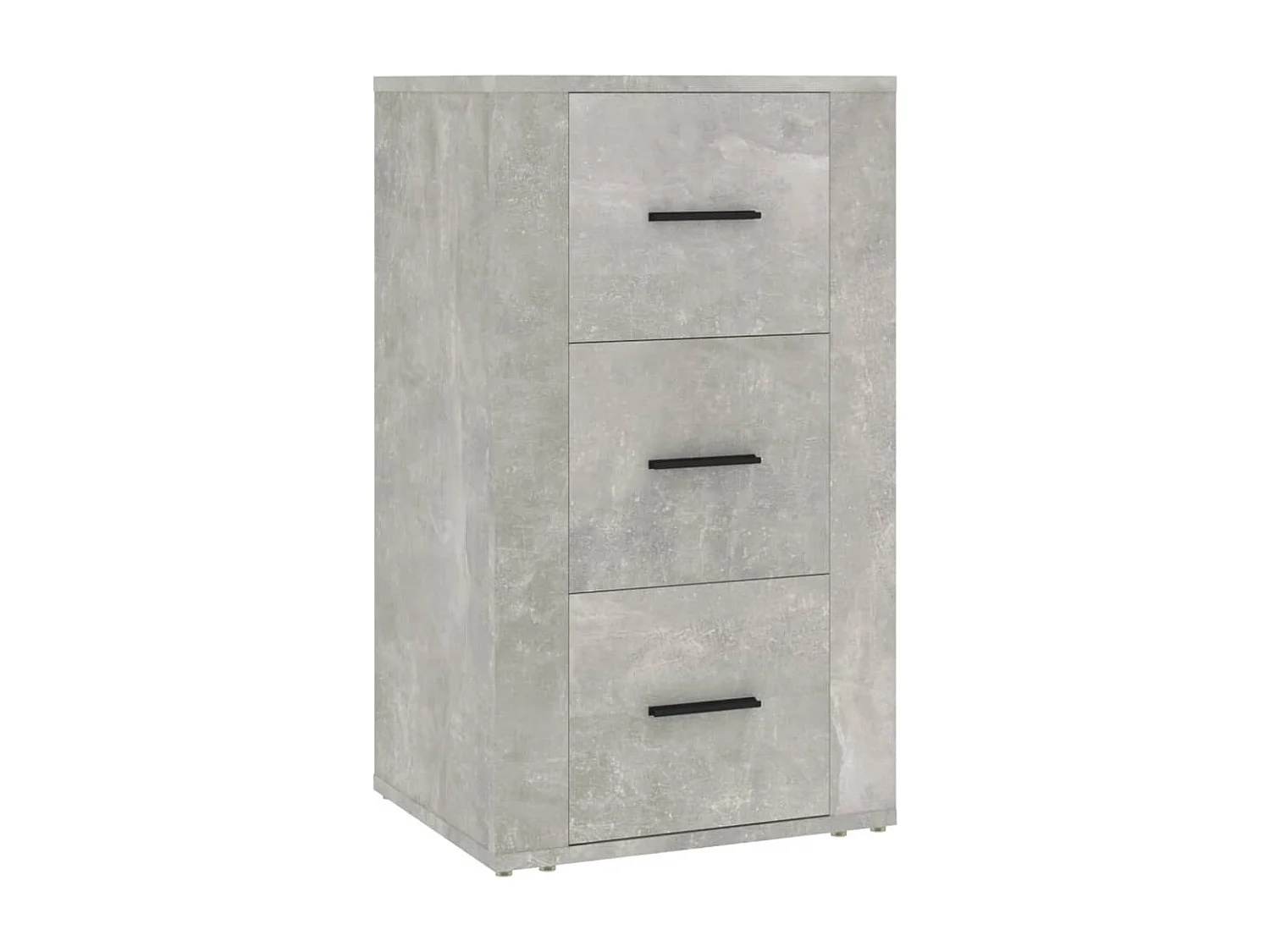 Buffet Gris béton 40x33x70 cm Bois d'ingénierie EGER90241