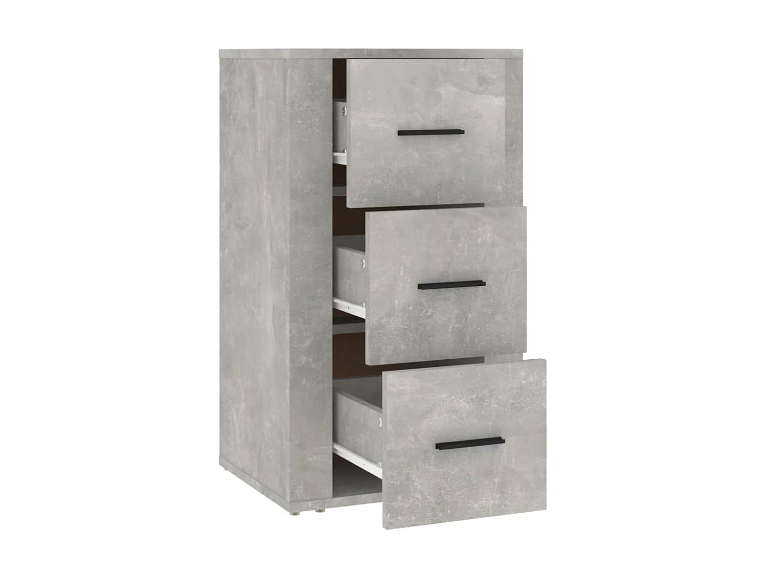 Buffet Gris béton 40x33x70 cm Bois d'ingénierie EGER90241