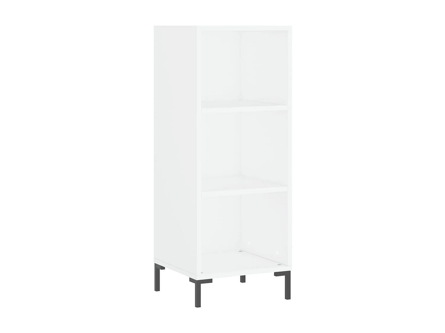 Buffet blanc 34,5x32,5x90 cm bois d'ingénierie QWE95912