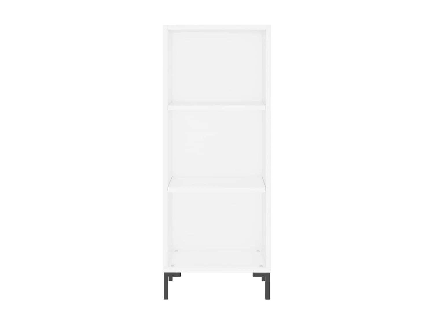 Buffet blanc 34,5x32,5x90 cm bois d'ingénierie QWE95912