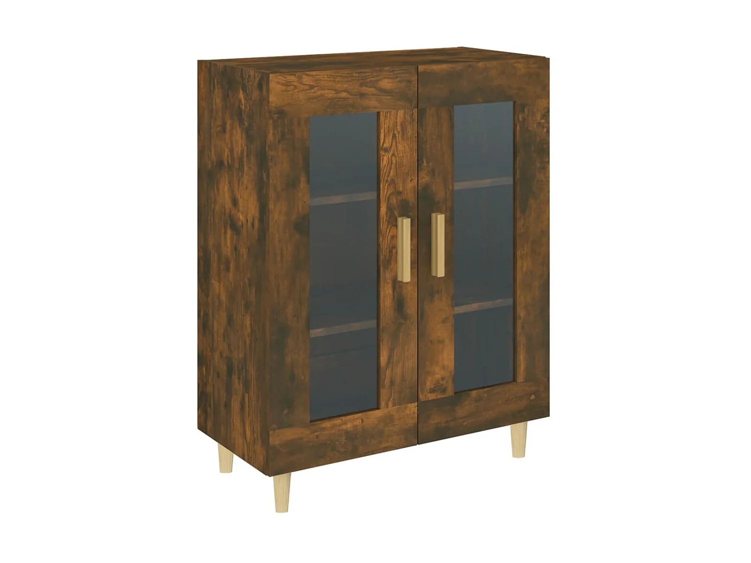 Buffet chêne fumé 69,5x34x90 cm bois d'ingénierie EGER92439