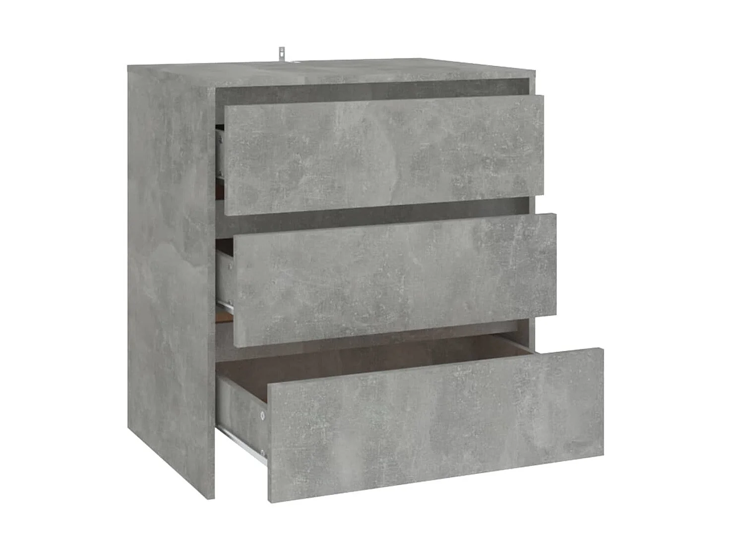 Dressoir 70x41x75 cm bewerkt hout betongrijs NL771649