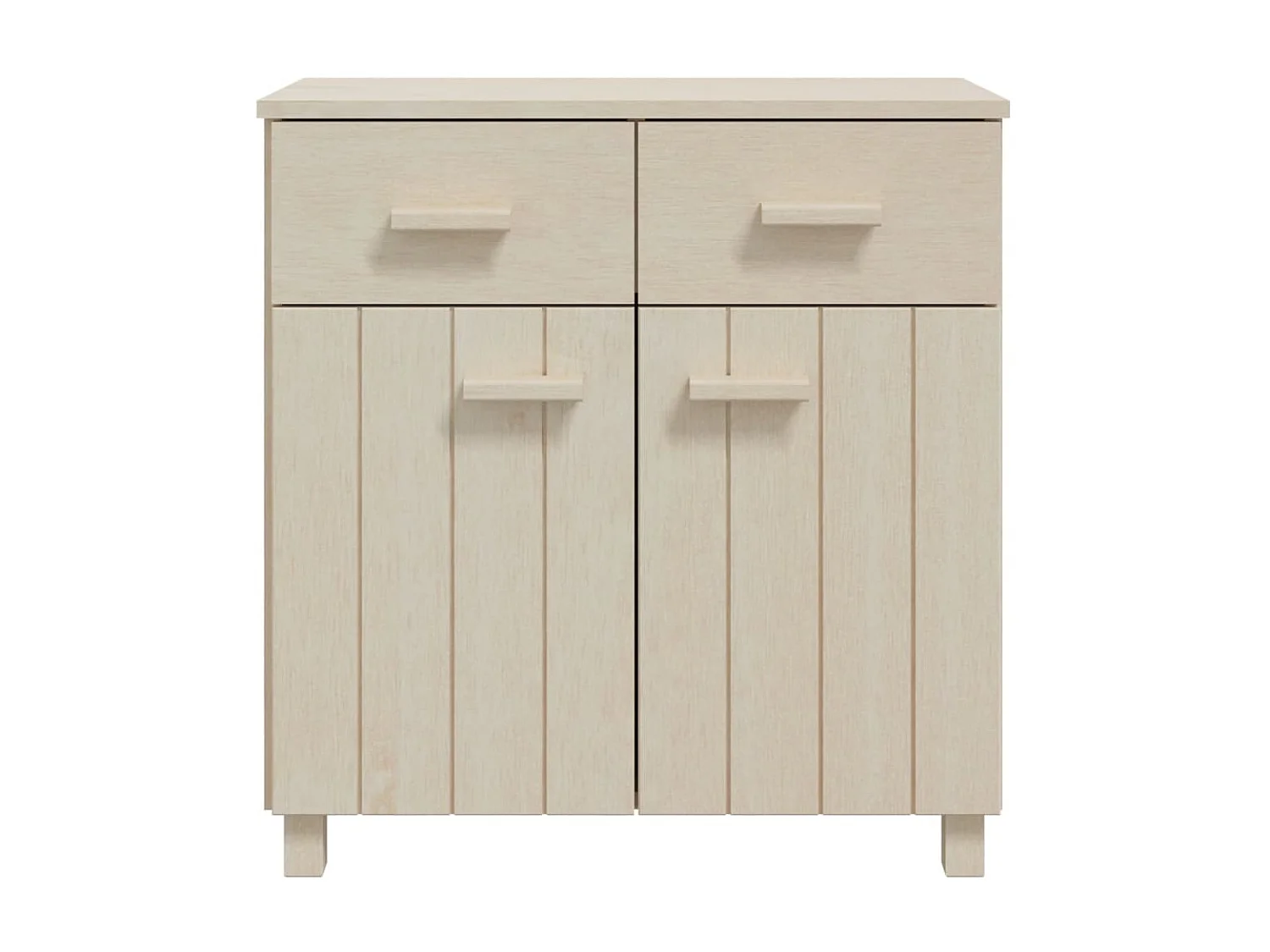 Aparador HAMAR 79x40x80 cm pinho maciço castanho-mel PT800642