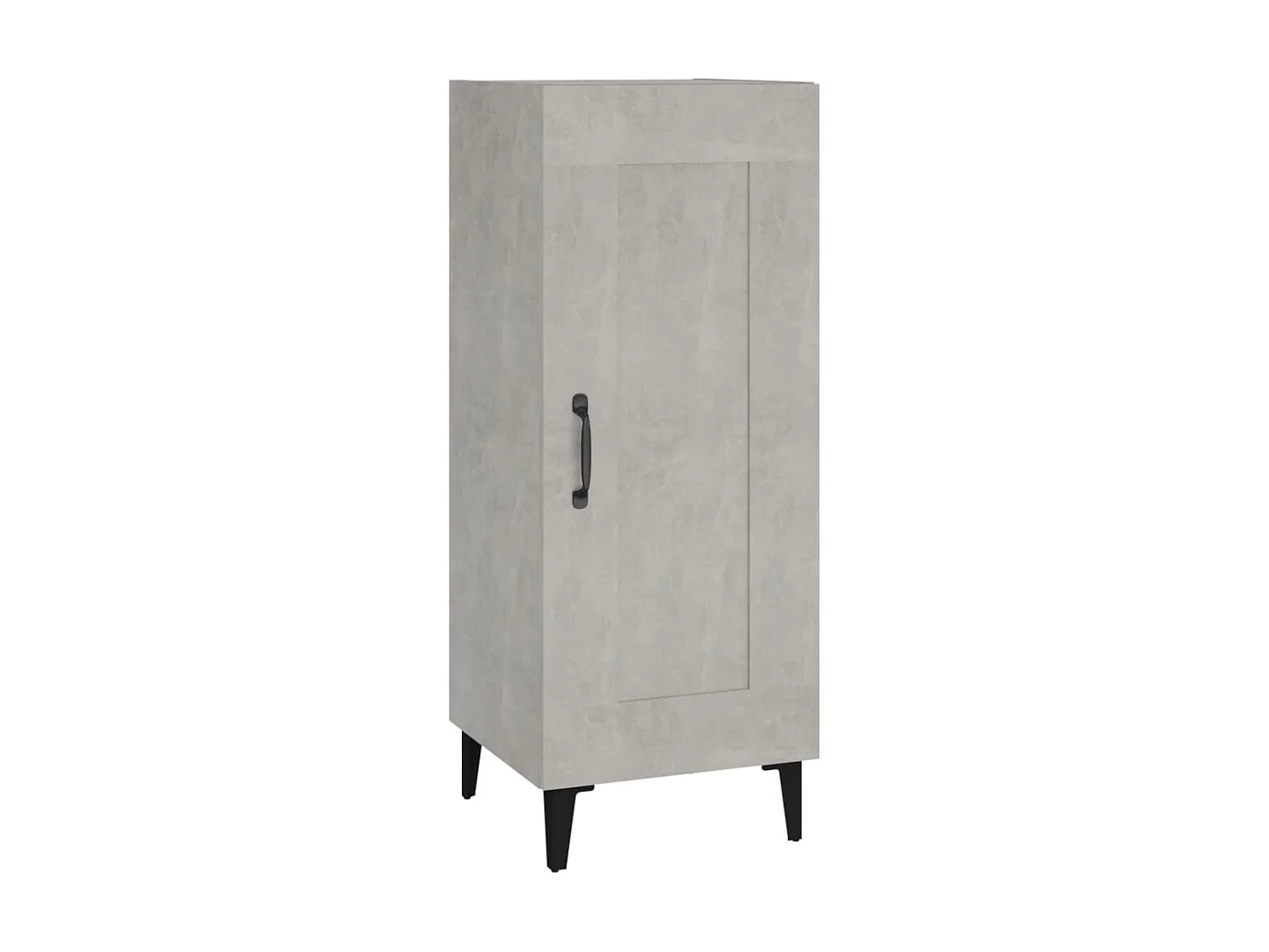 Aparador de madera contrachapada gris hormigón 34,5x34x90 cm ES31434