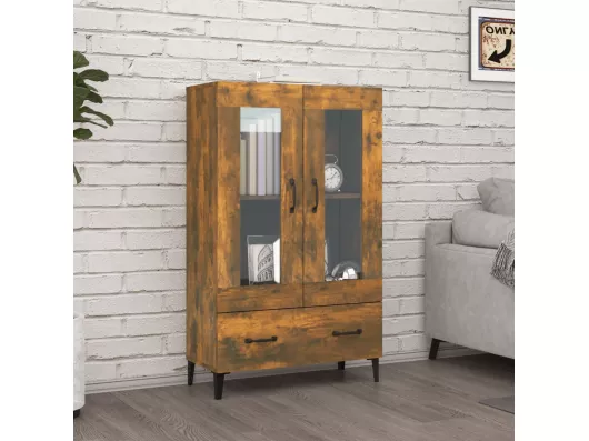 Kauf Unique Highboard,Kommode Räuchereiche 70x31x115 cm Holzwerkstoff -gkd62326