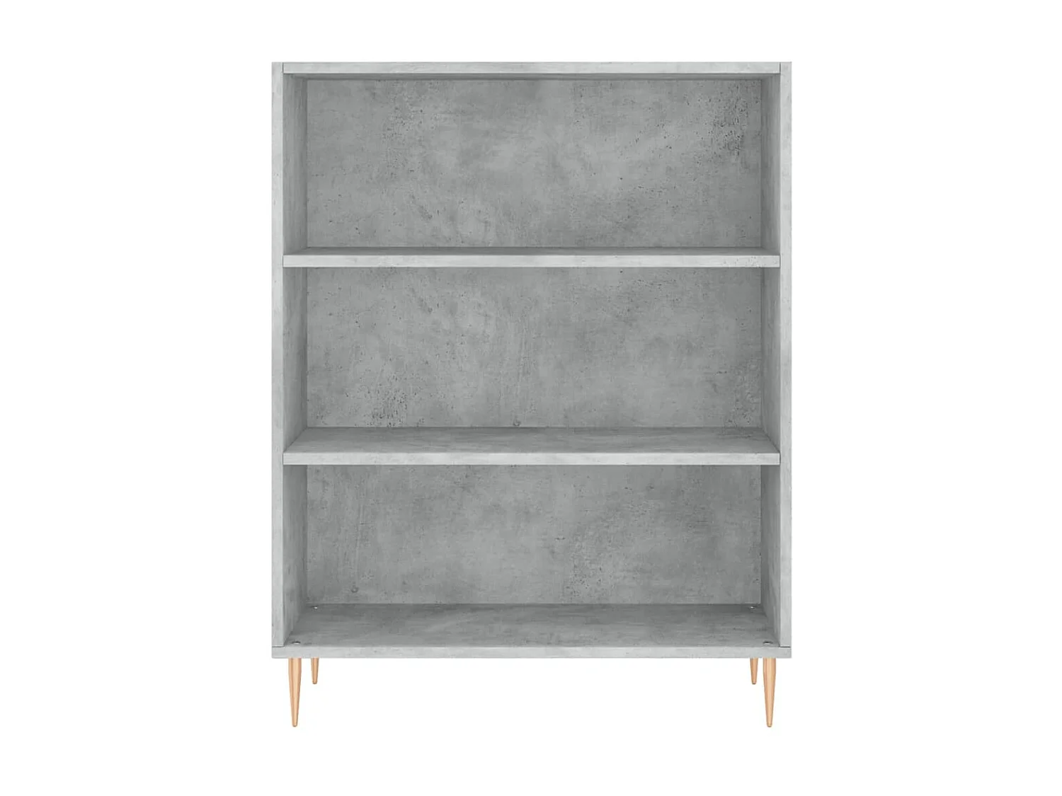 Highboard,Kommode Betongrau 69,5x32,5x180 cm Holzwerkstoff -gkd507644