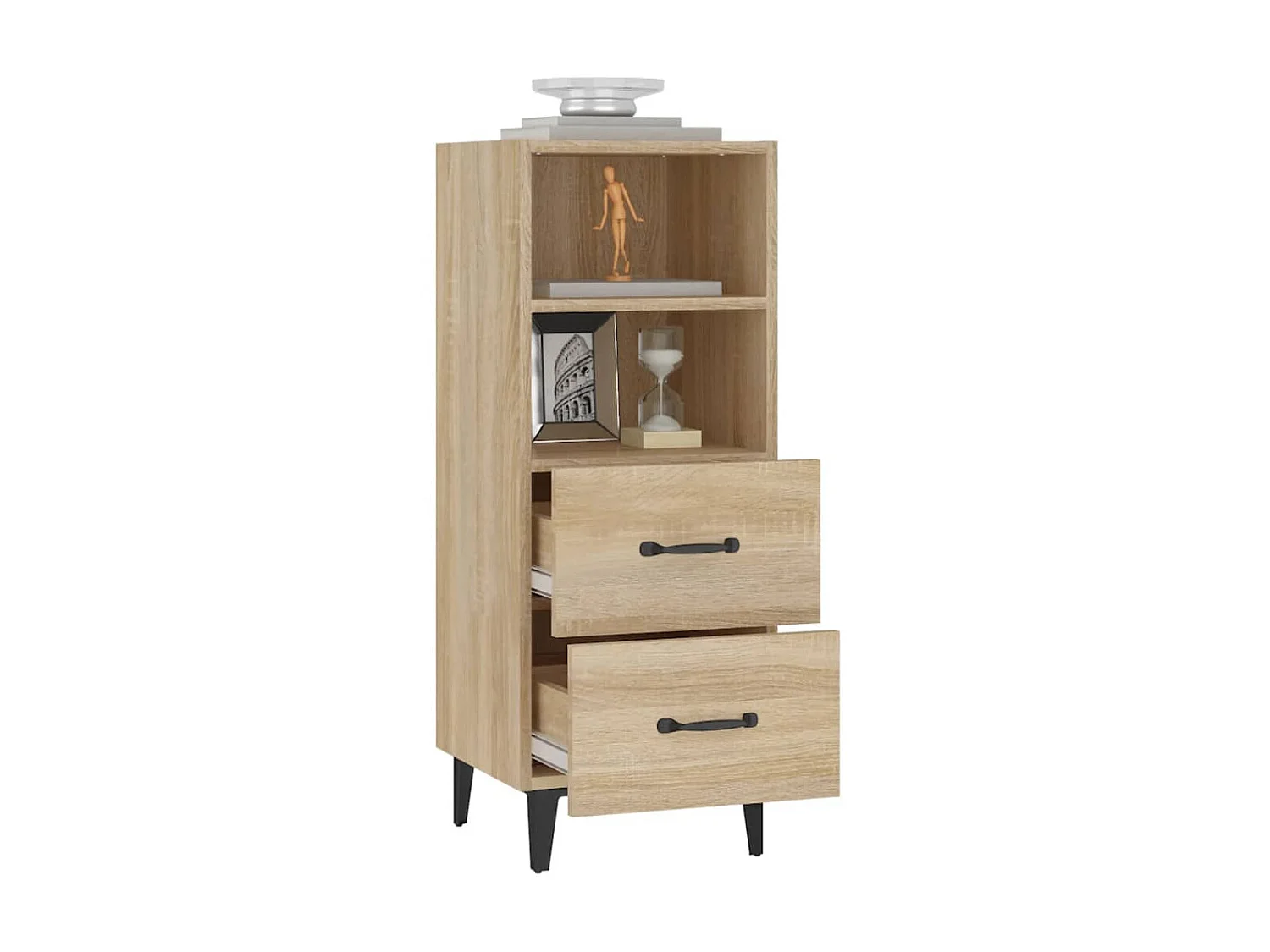 Buffet Chêne sonoma 34,5x34x90 cm Bois d'ingénierie EGER73026