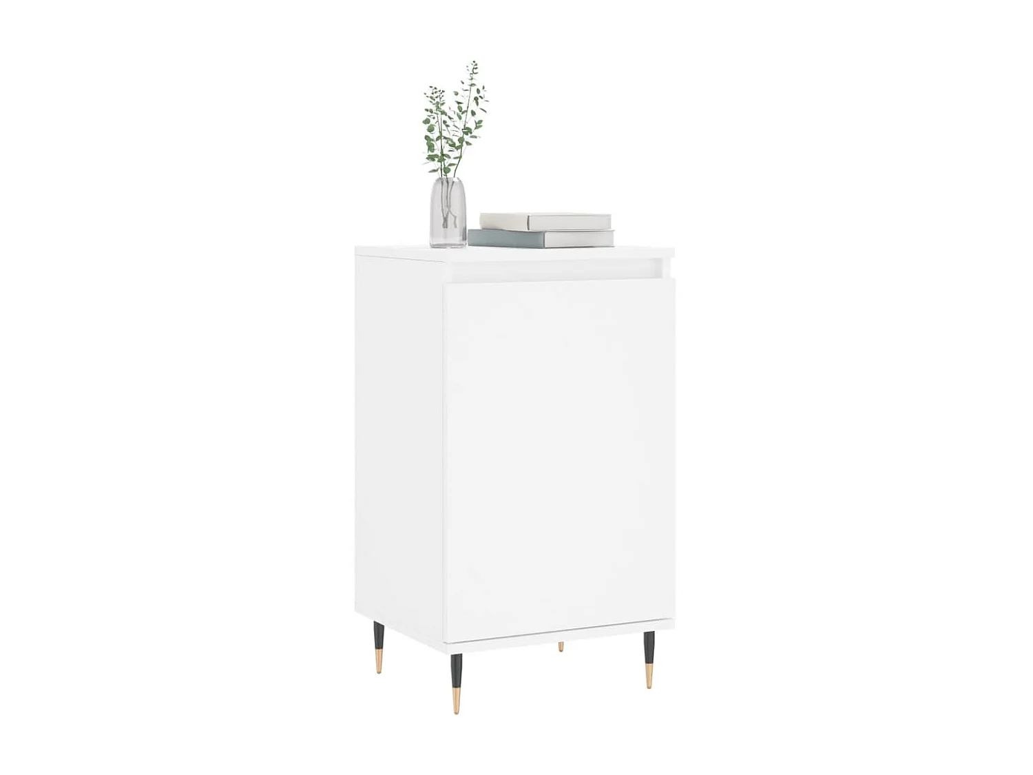 Aparador 40x35x70 cm derivados de madeira branco PT437758