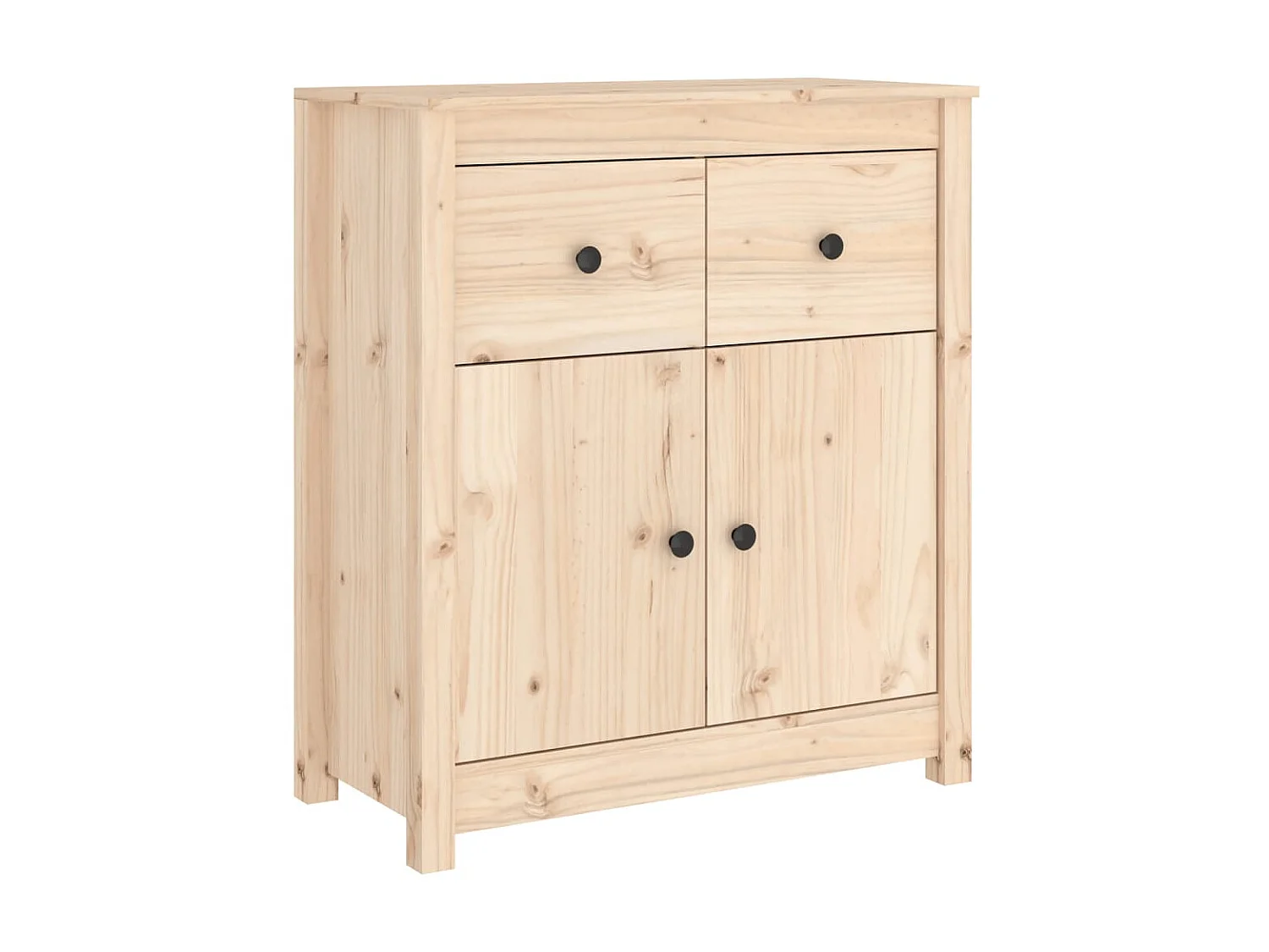 Buffet 70x35x80 cm Bois massif de pin QWE40732