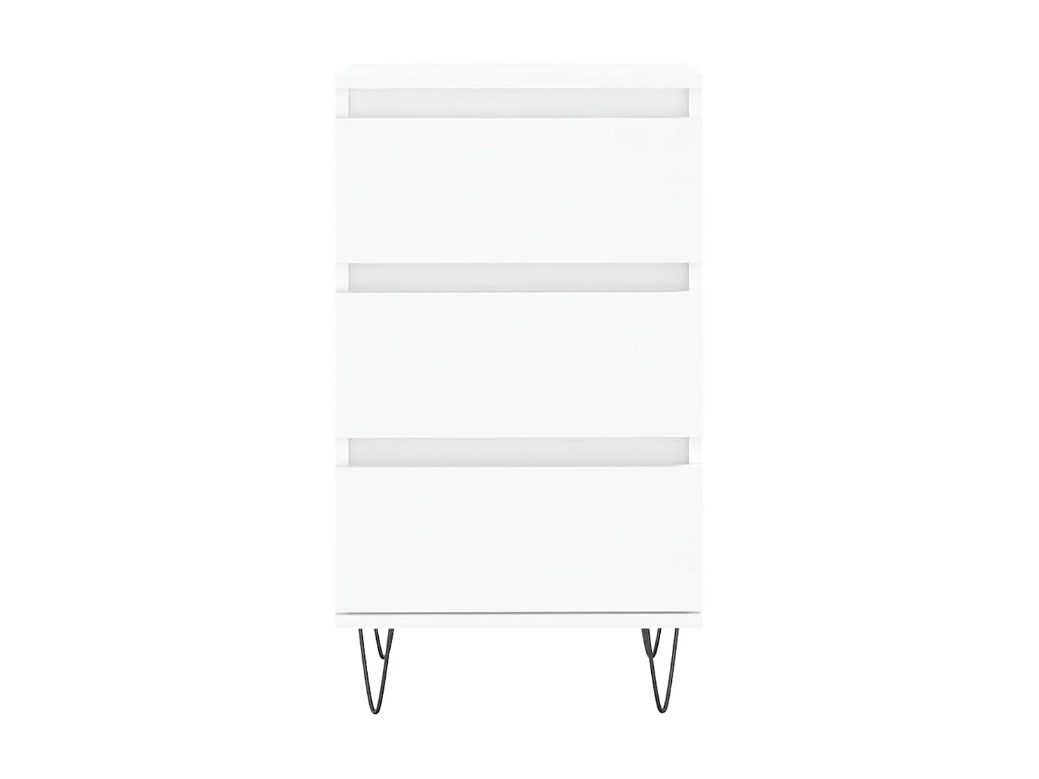 Aparador madera de ingeniería blanco 40x35x70 cm ES89663