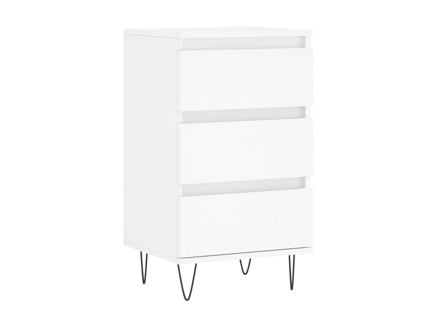 Dressoir 40x35x70 cm bewerkt hout wit NL820040