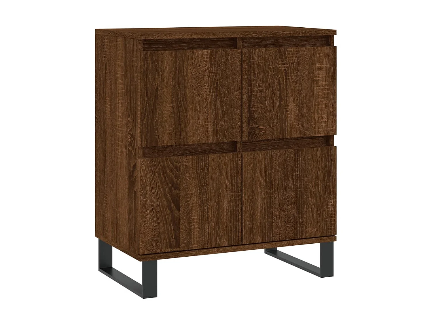 Buffet Chêne marron 60x35x70 cm Bois d'ingénierie QWE29569