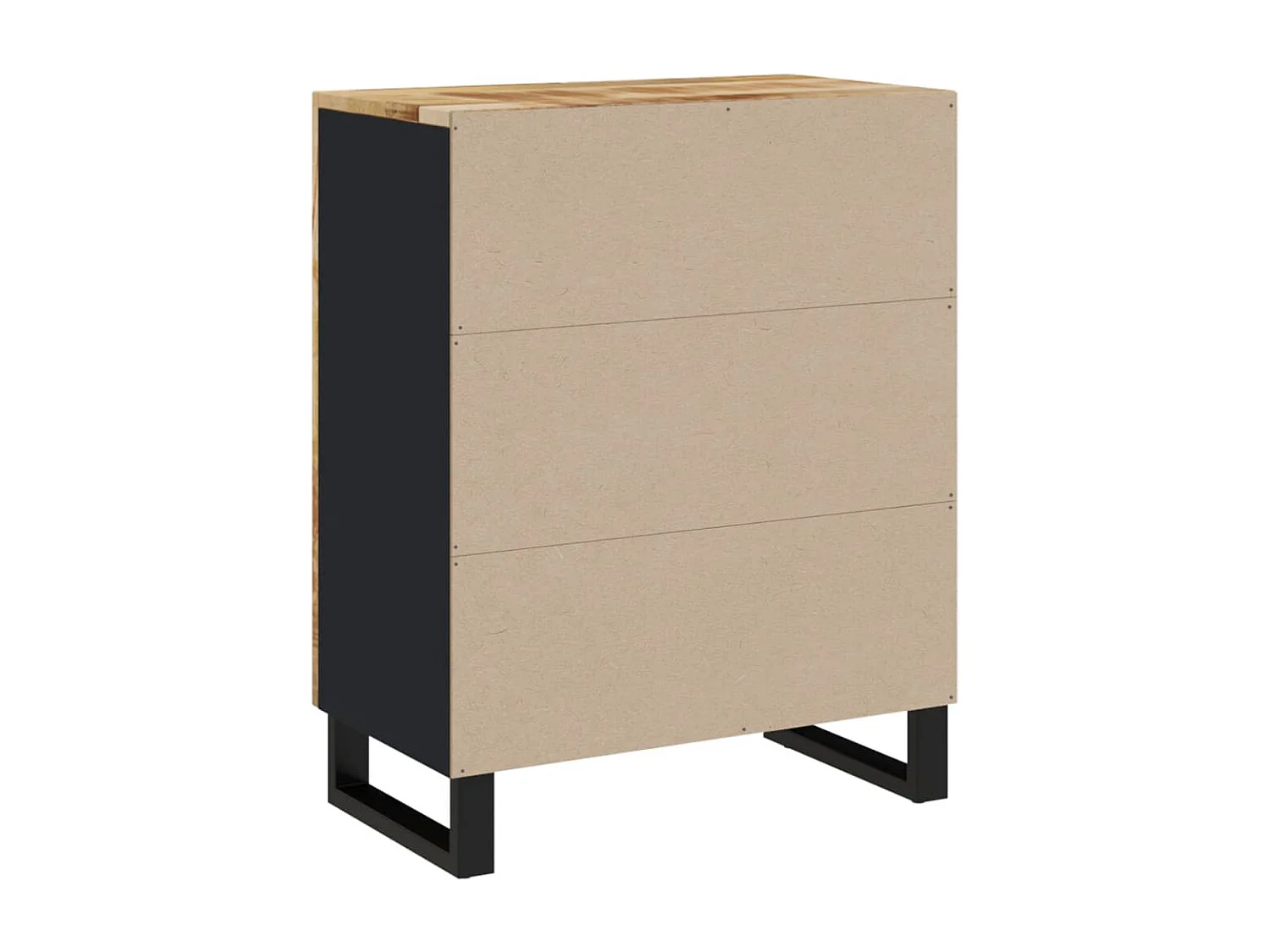 Buffet 60x33x75 cm Bois massif de manguier QWE63286