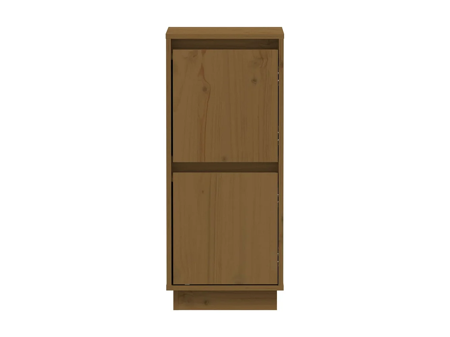 Dressoirs 2 st 31,5x34x75 cm massief grenenhout honingbruin NL990117