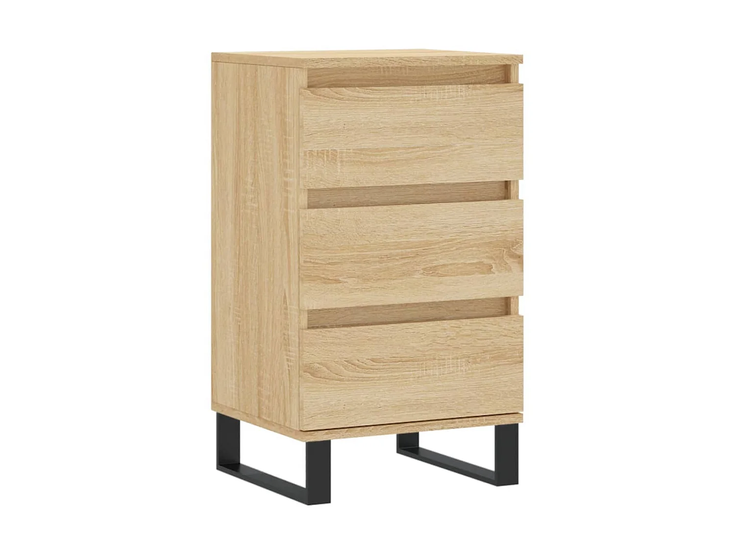 Buffet chêne sonoma 40x35x70 cm bois d'ingénierie QWE77272