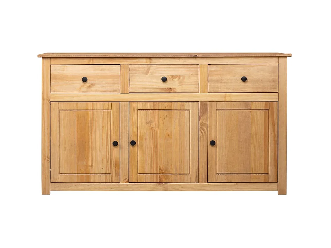 Buffet 135x40x80 cm Pin solide Assortiment Panama EGER17483