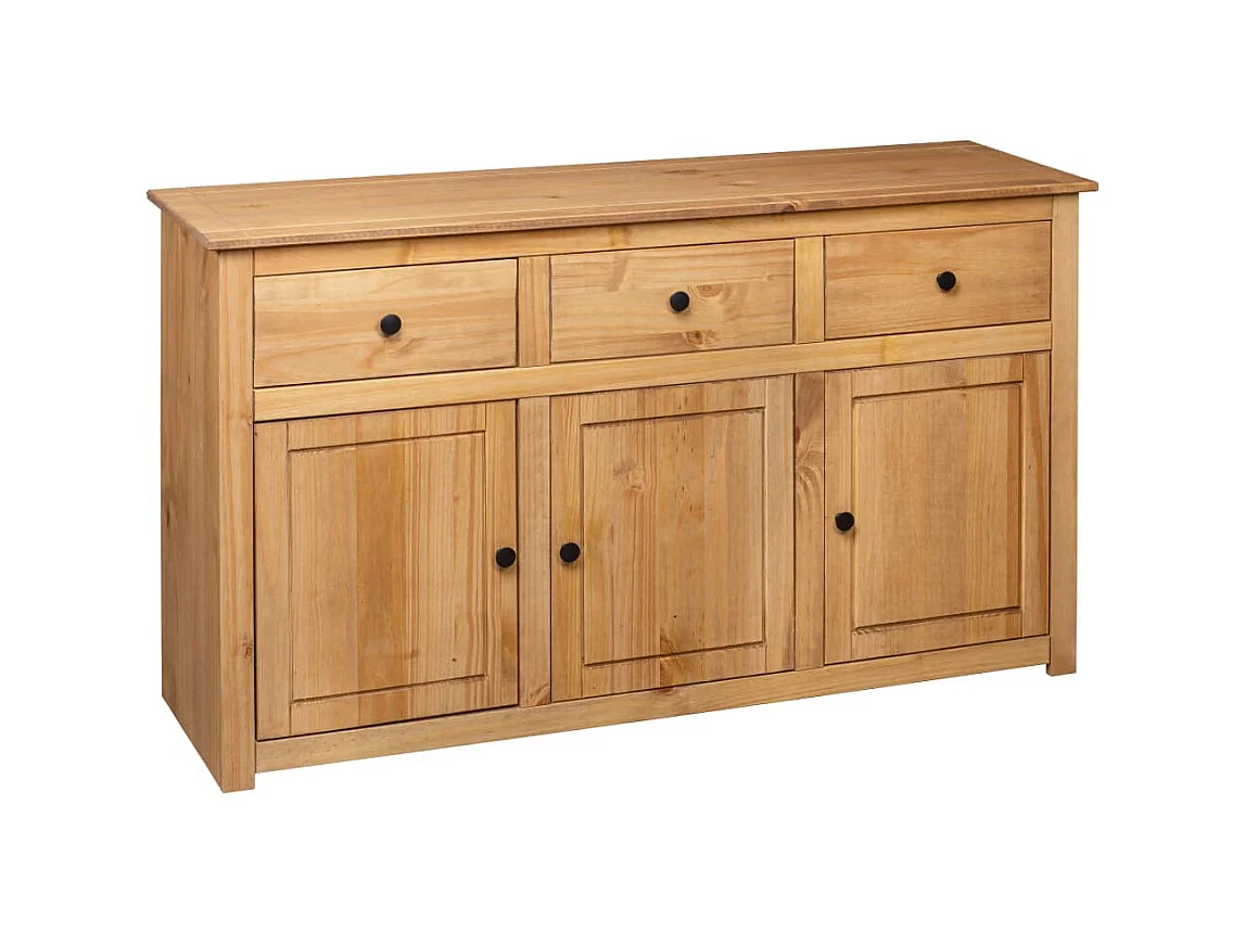 Buffet 135x40x80 cm Pin solide Assortiment Panama EGER17483