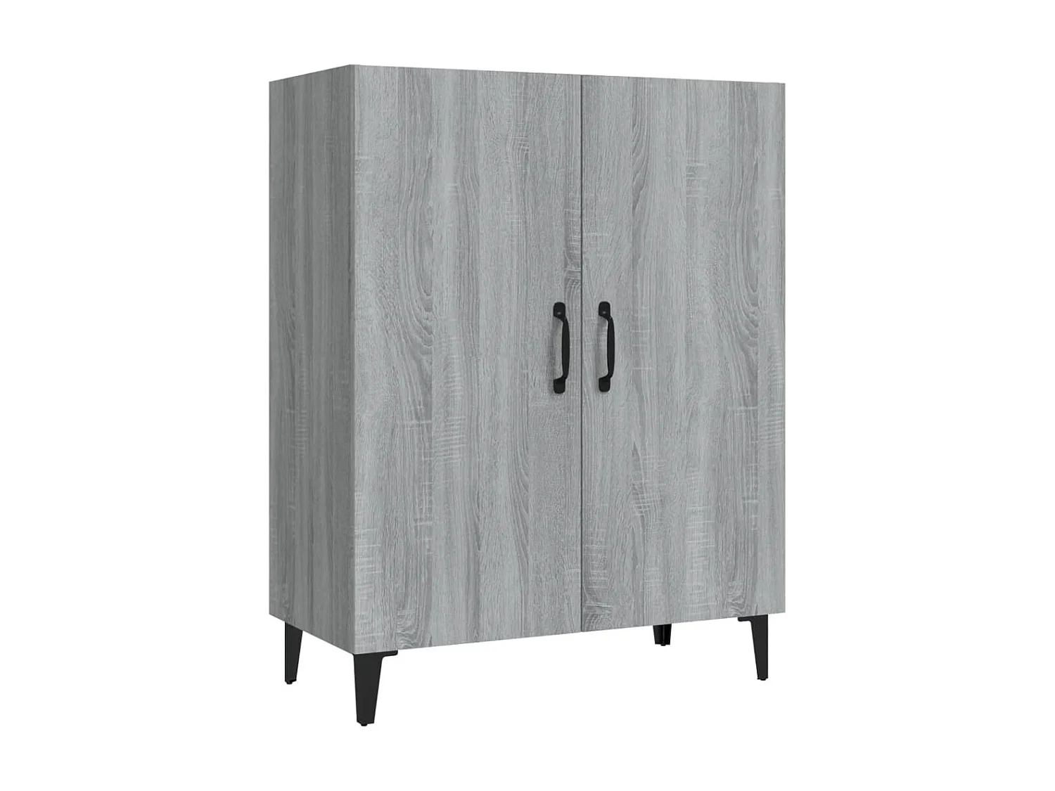 Aparador de madera contrachapada gris Sonoma 70x34x90 cm ES25612
