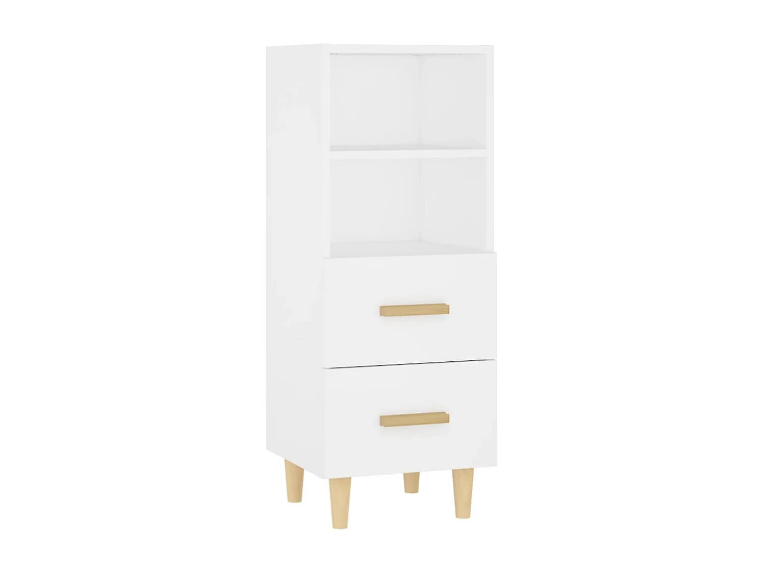 Buffet Blanc 34,5x34x90 cm Bois d'ingénierie EGER46473