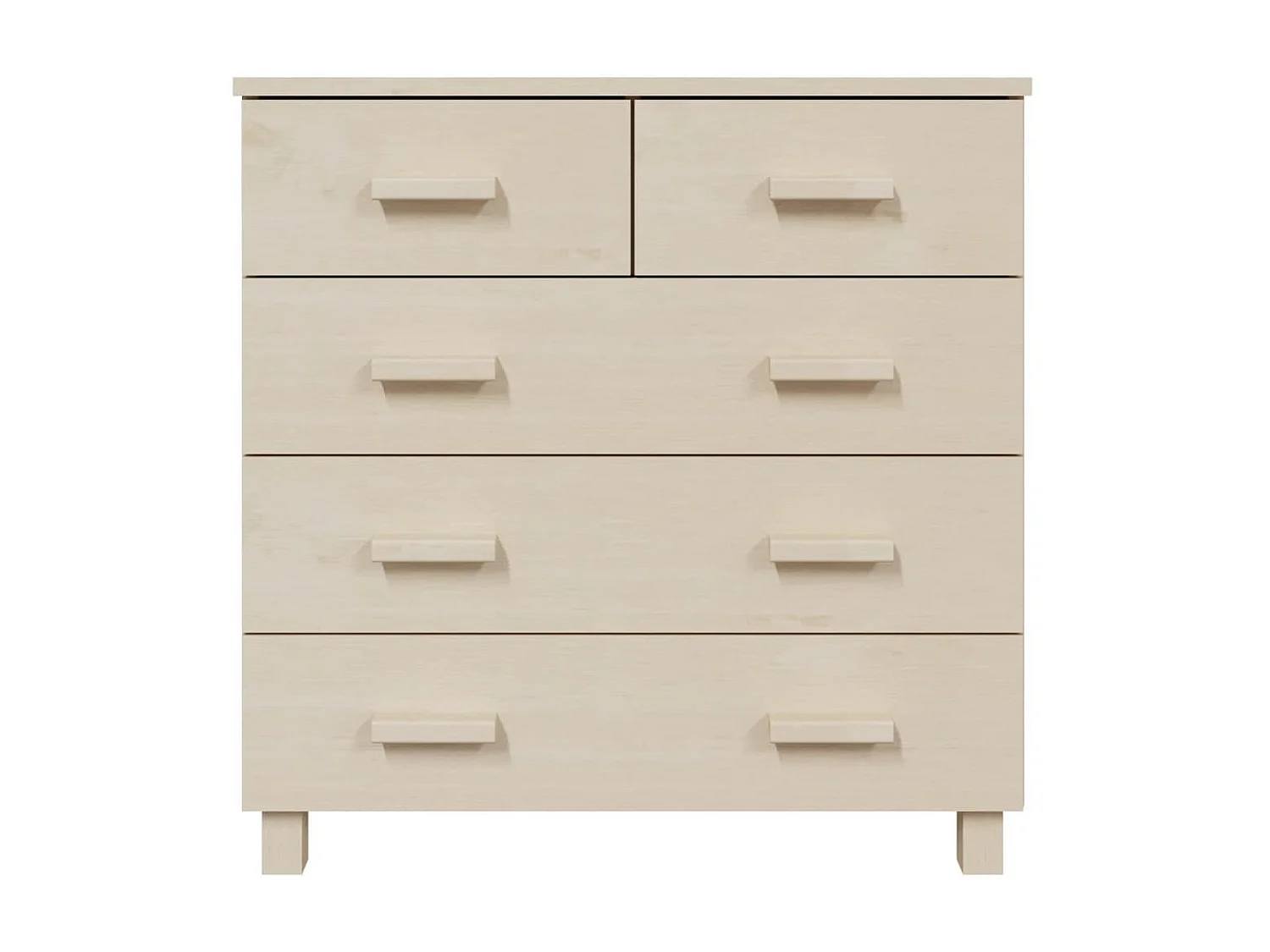 Aparador HAMAR 79x40x80 cm pinho maciço castanho-mel PT242284