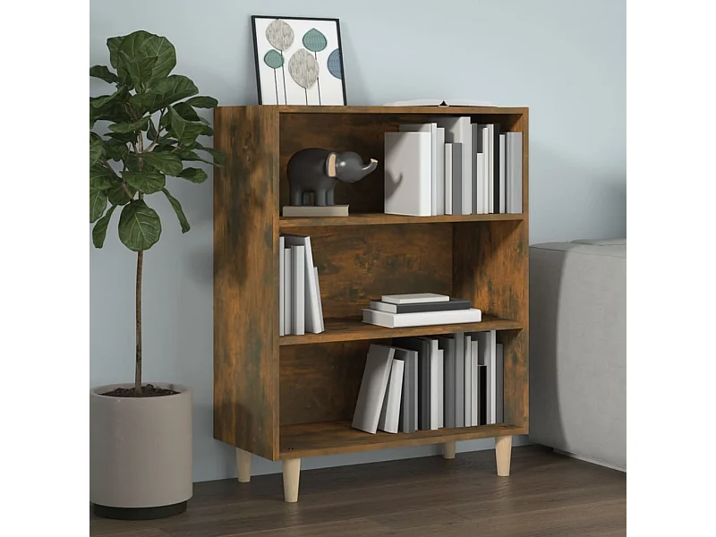 Buffet Chêne fumé 69,5x32,5x90 cm Bois d'ingénierie EGER98944