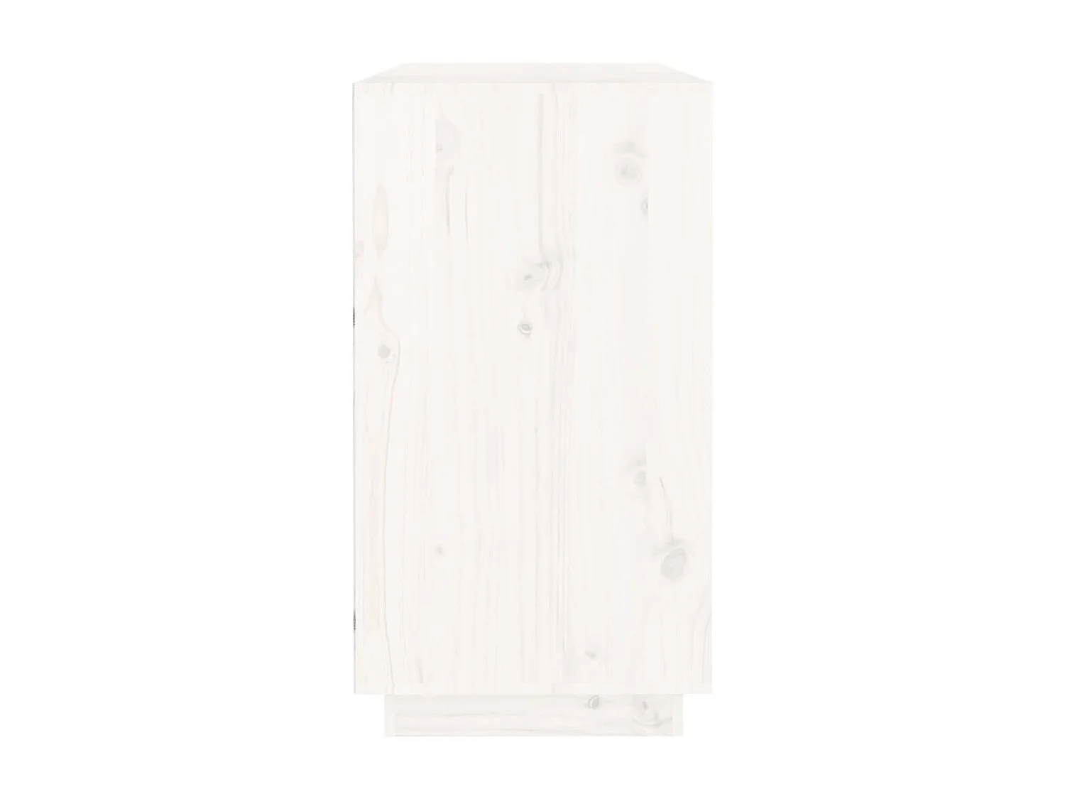 Dressoir 100x40x75 cm massief grenenhout wit NL946123