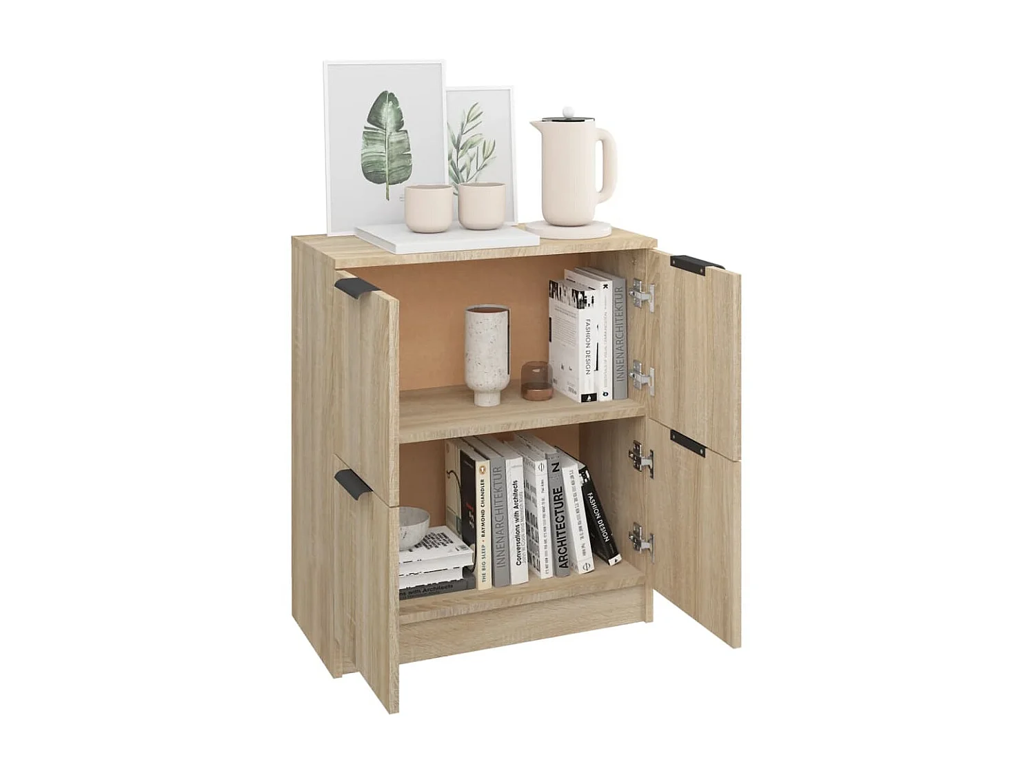 Buffet Chêne sonoma 60x30x70 cm Bois d'ingénierie EGER78193