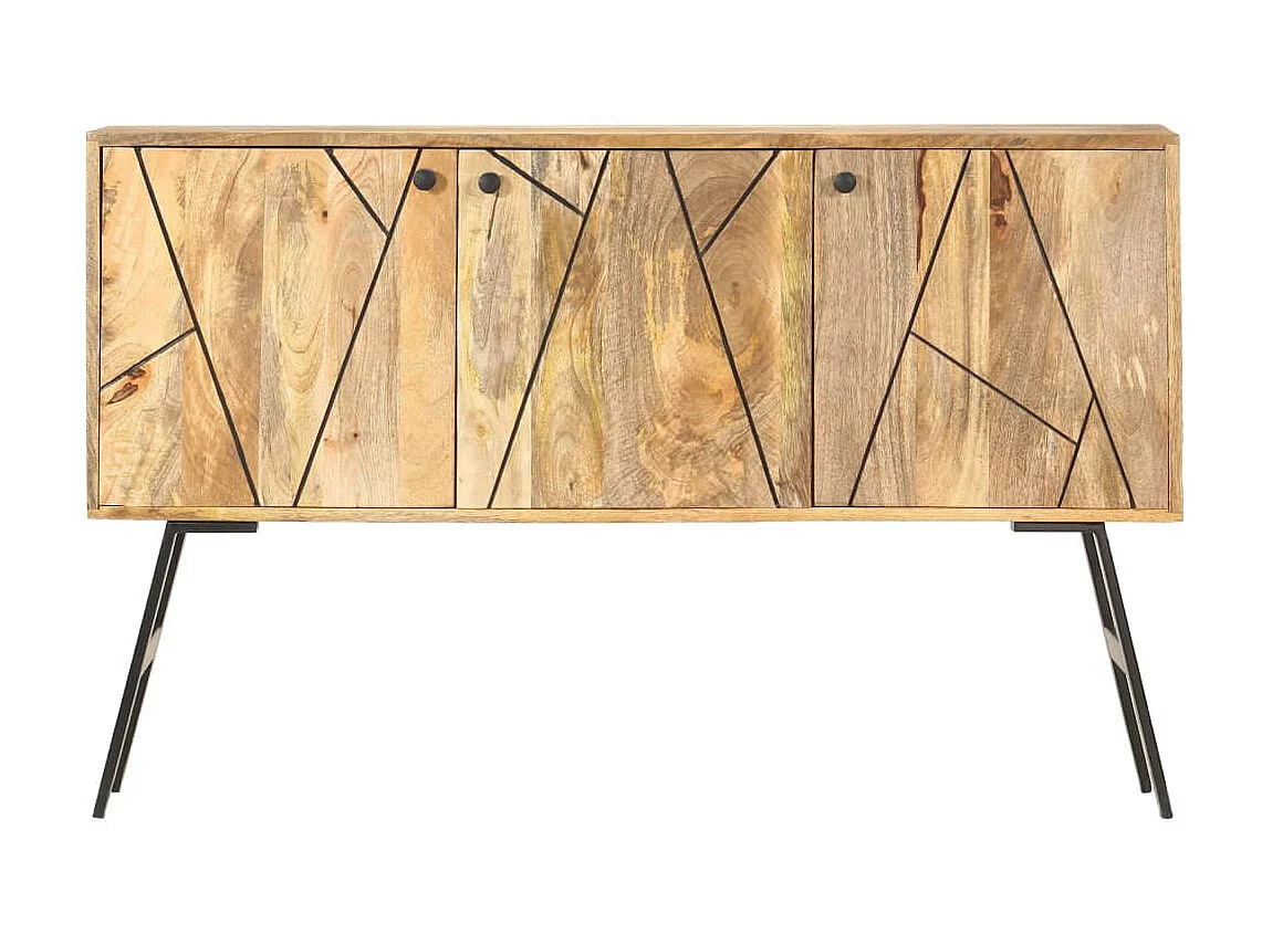 Dressoir 118x30x75 cm massief mangohout NL399288