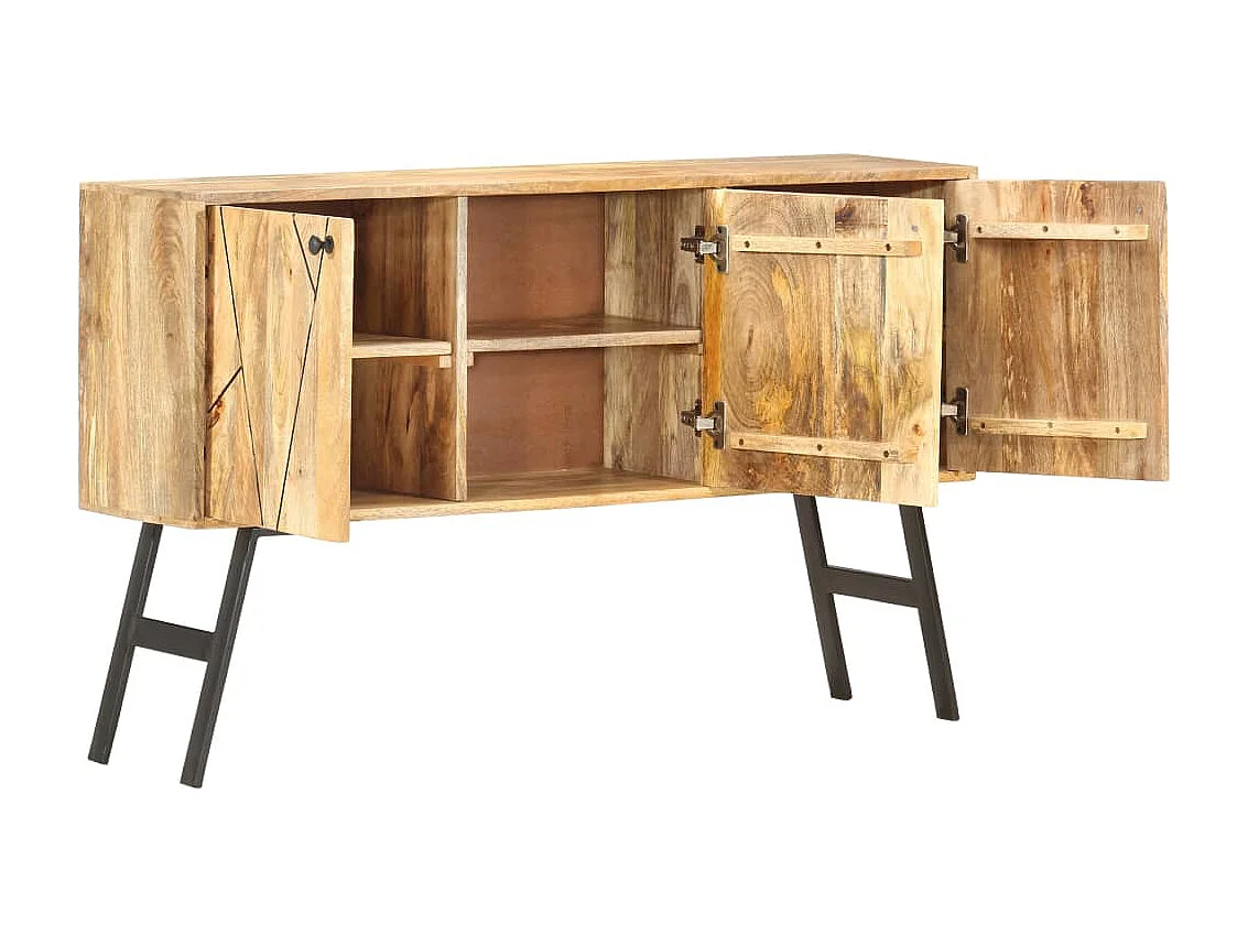 Dressoir 118x30x75 cm massief mangohout NL399288