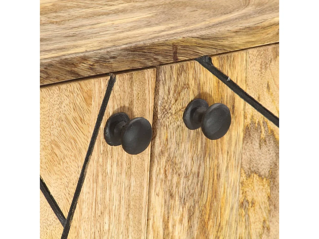 Dressoir 118x30x75 cm massief mangohout NL399288