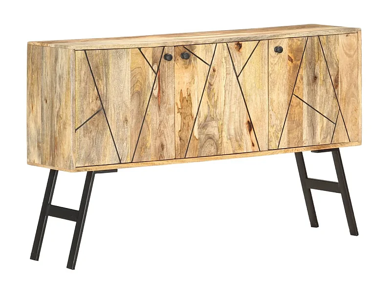 Dressoir 118x30x75 cm massief mangohout NL399288
