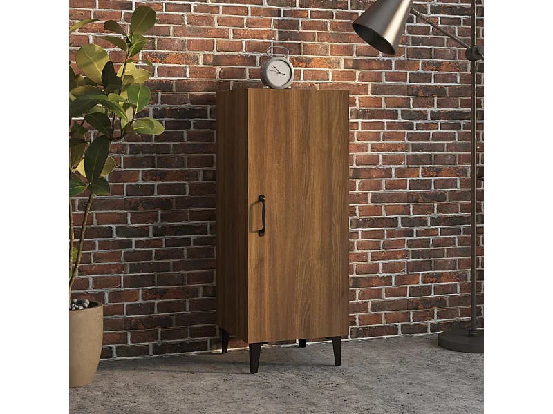 Buffet Chêne marron 34,5x34x90 cm Bois d'ingénierie EGER19565