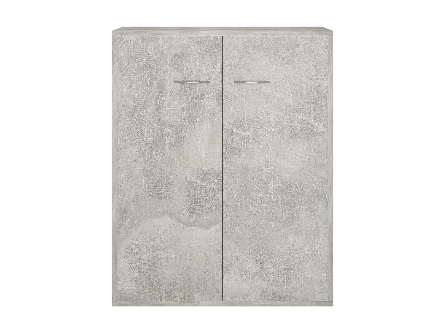 Aparador de madera contrachapada gris hormigón 60x30x75 cm ES25899