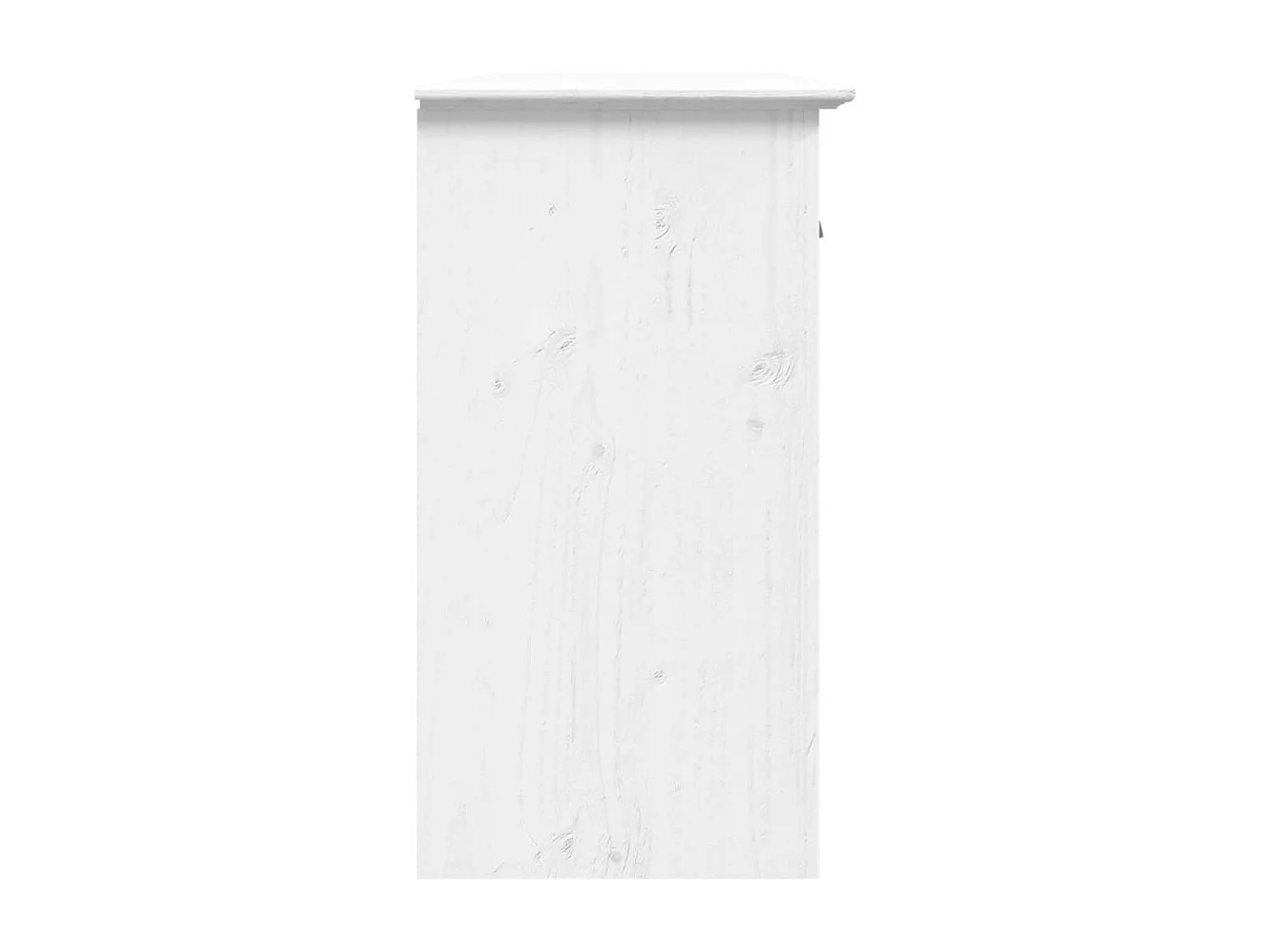 Buffet BODO blanc 115x43x79,5 cm bois massif de pin QWE67257
