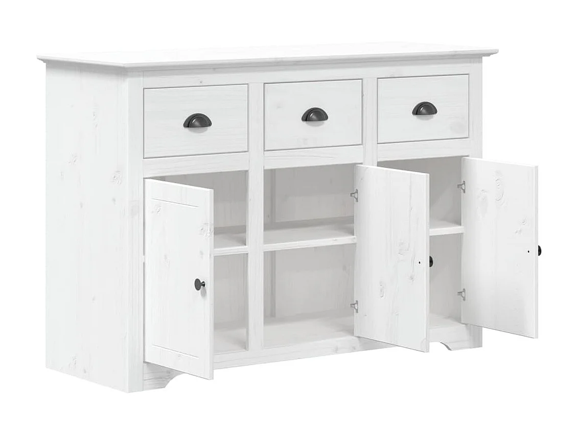 Aparador BODO madera maciza de pino blanco 115x43x79,5 cm ES89175